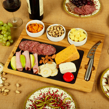 Bamboo/Slate Cheese Platter